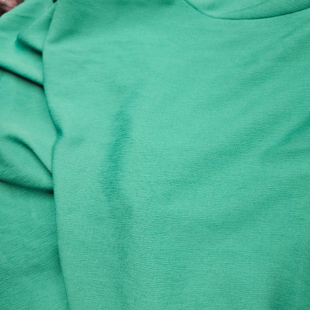 2for$20 Van Heusen v-neck kelly green NWT blouse top office casual business tee - Picture 5 of 6